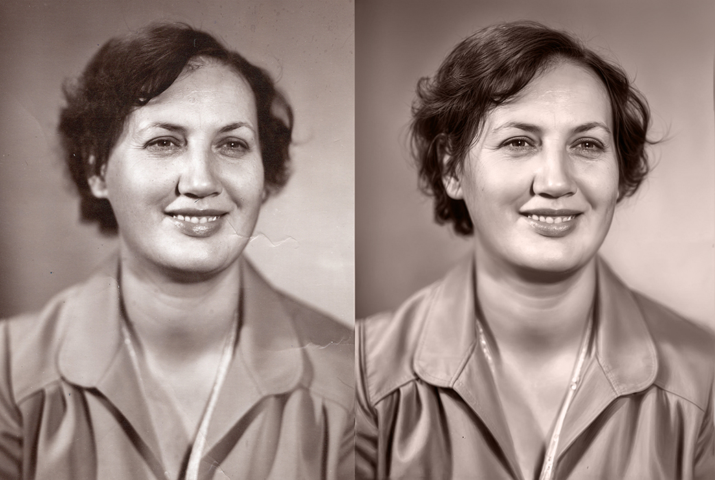 Old photo restoration and enhancement